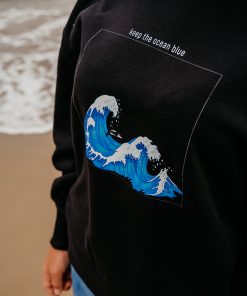 → Oversize Sweatshirt- CLEAN OCEANS | OZEAN | Nachhaltig vegane Fair Fashion. 85% Bio-Baumwolle + 15% recyceltes Polyester. Jetzt sichern.←
