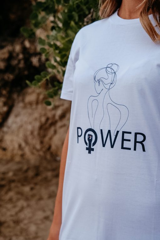 → Kleid - Woman Power | Frauenpower | Starke Frauen | Nachhaltig vegane Fair Fashion Mode für Frauen | 100% Bio-Baumwolle. Jetzt sichern.←