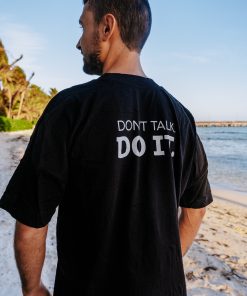 → Oversize Shirt - DO IT | Motivation | Positivität | Mindset | Nachhaltig vegane Fair Fashion Mode für Männer. 100% Bio-Baumwolle.←